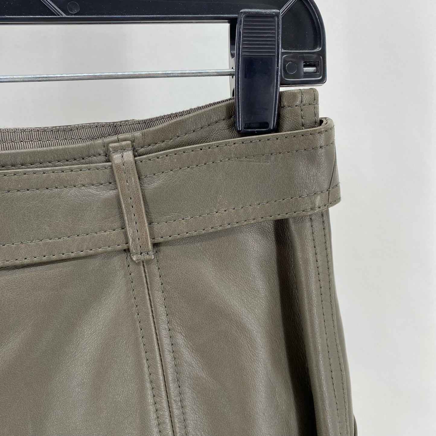 Size 6 REBECCA TAYLOR L LAMB LEATHER Skirt