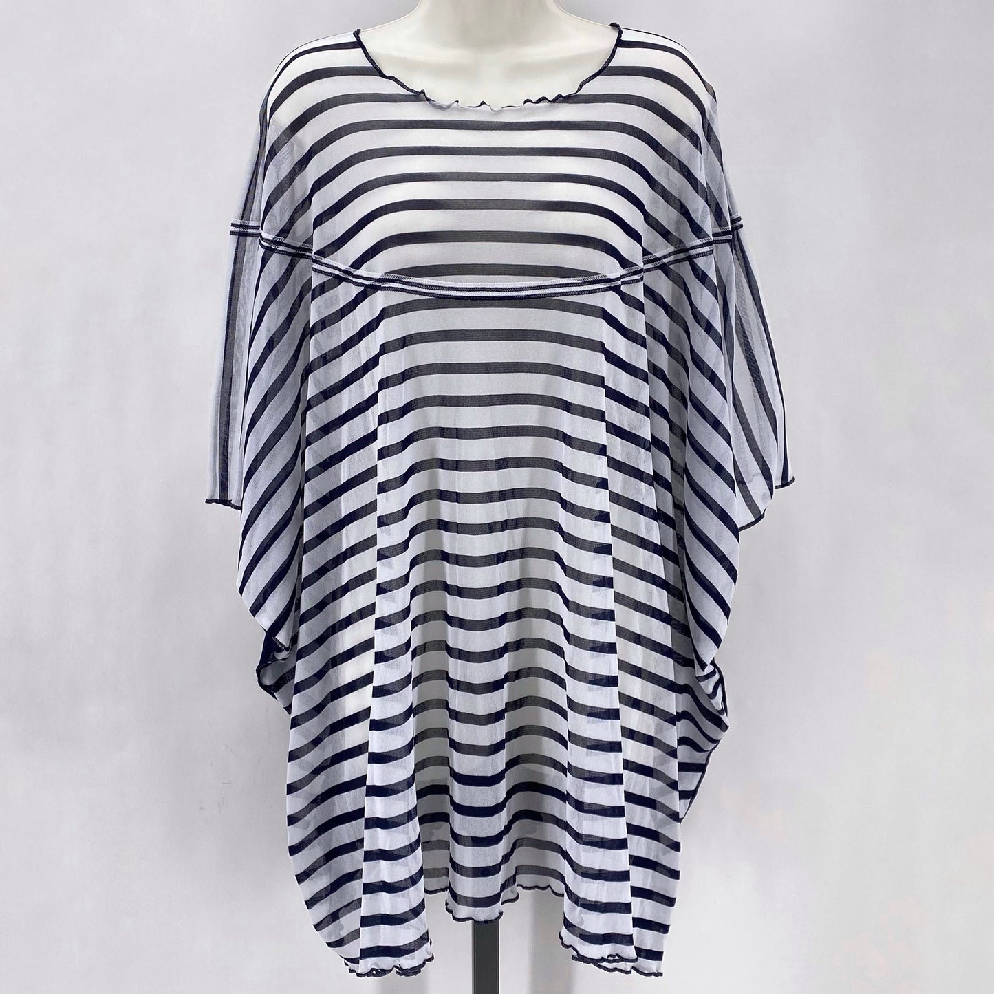 Size S FUZZI Stripe PONCHO