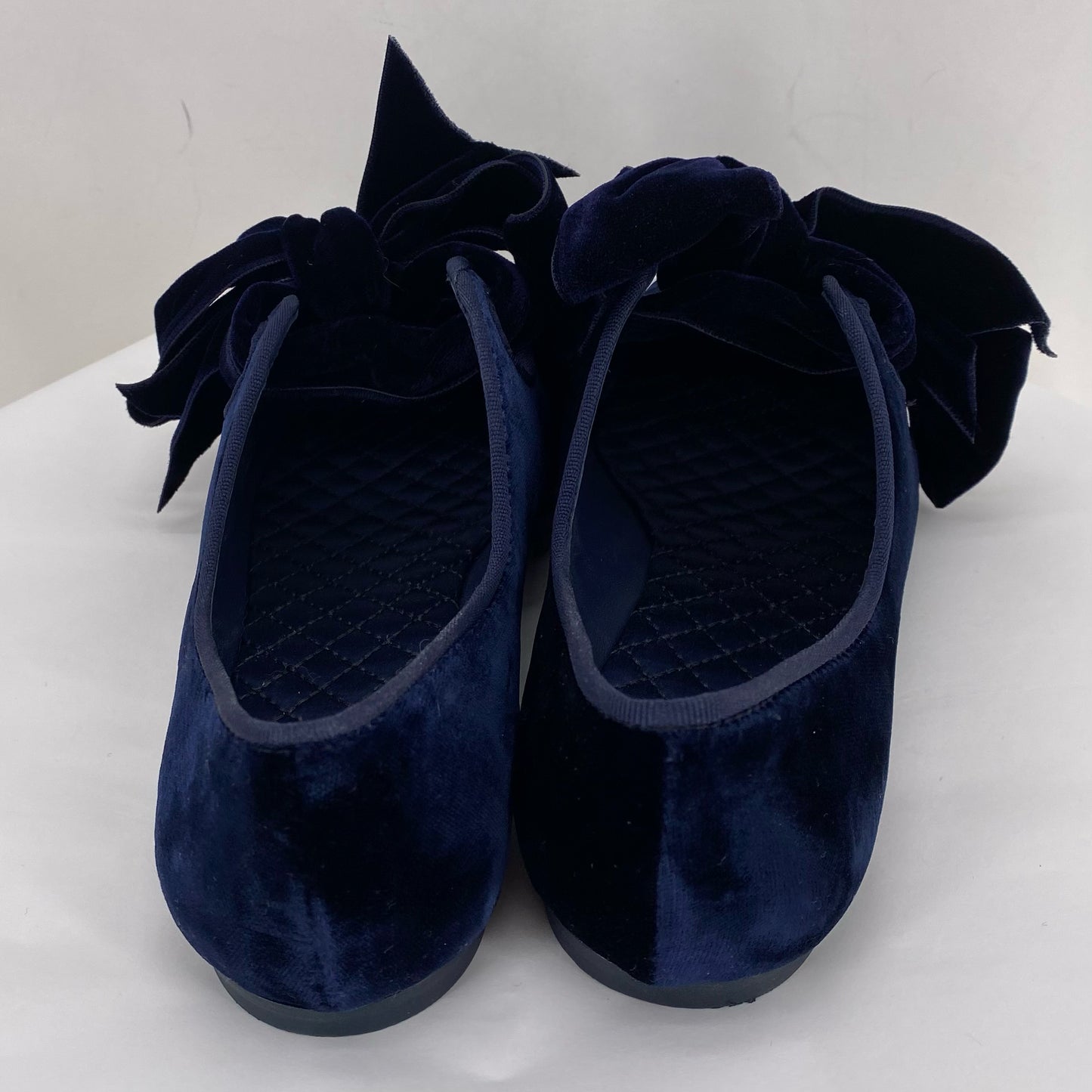 Navy W Shoe Size 9 TORY BURCH Flats