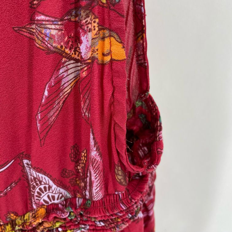 Size M FREE PEOPLE Floral Tunic