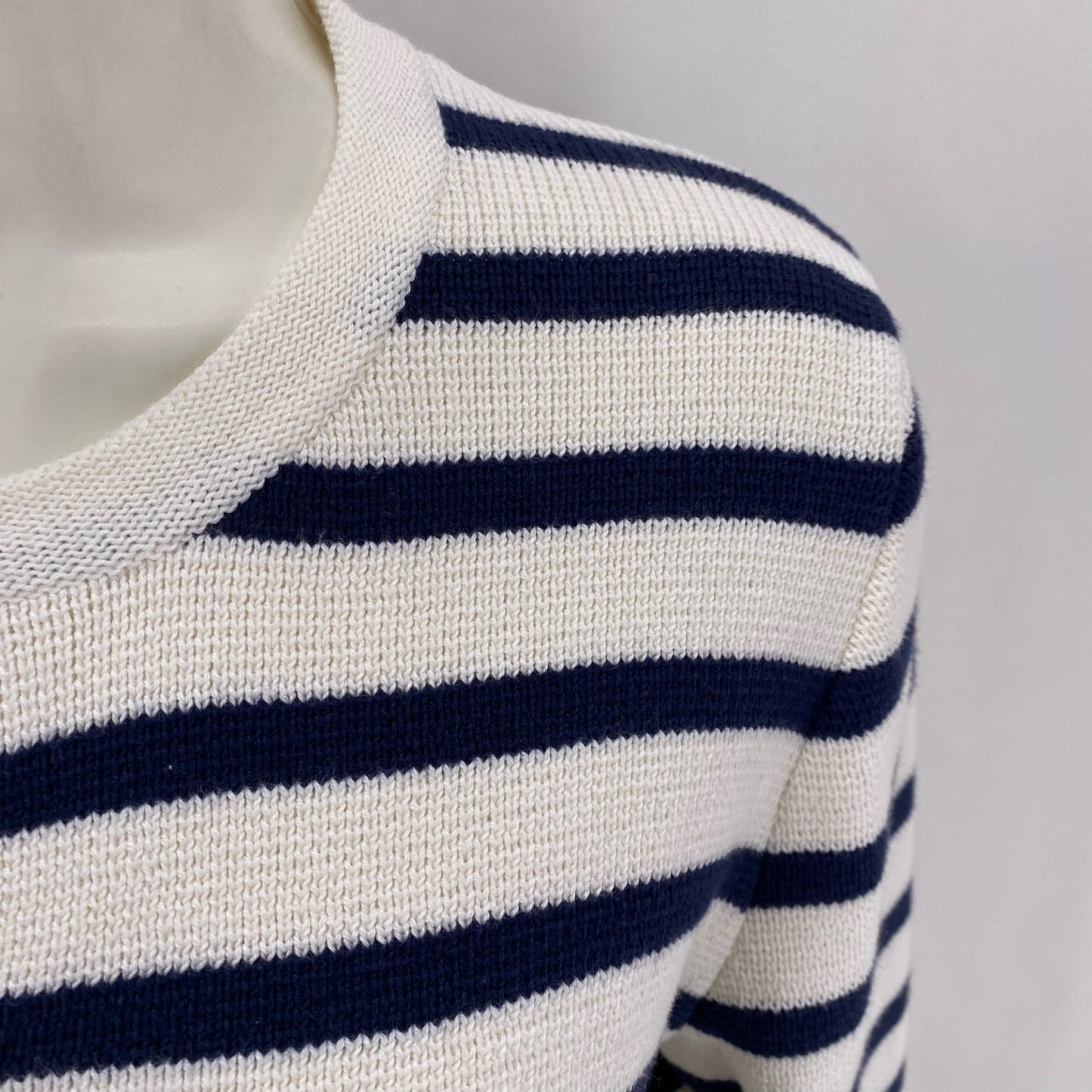 Size M J CREW Stripe Cardigan