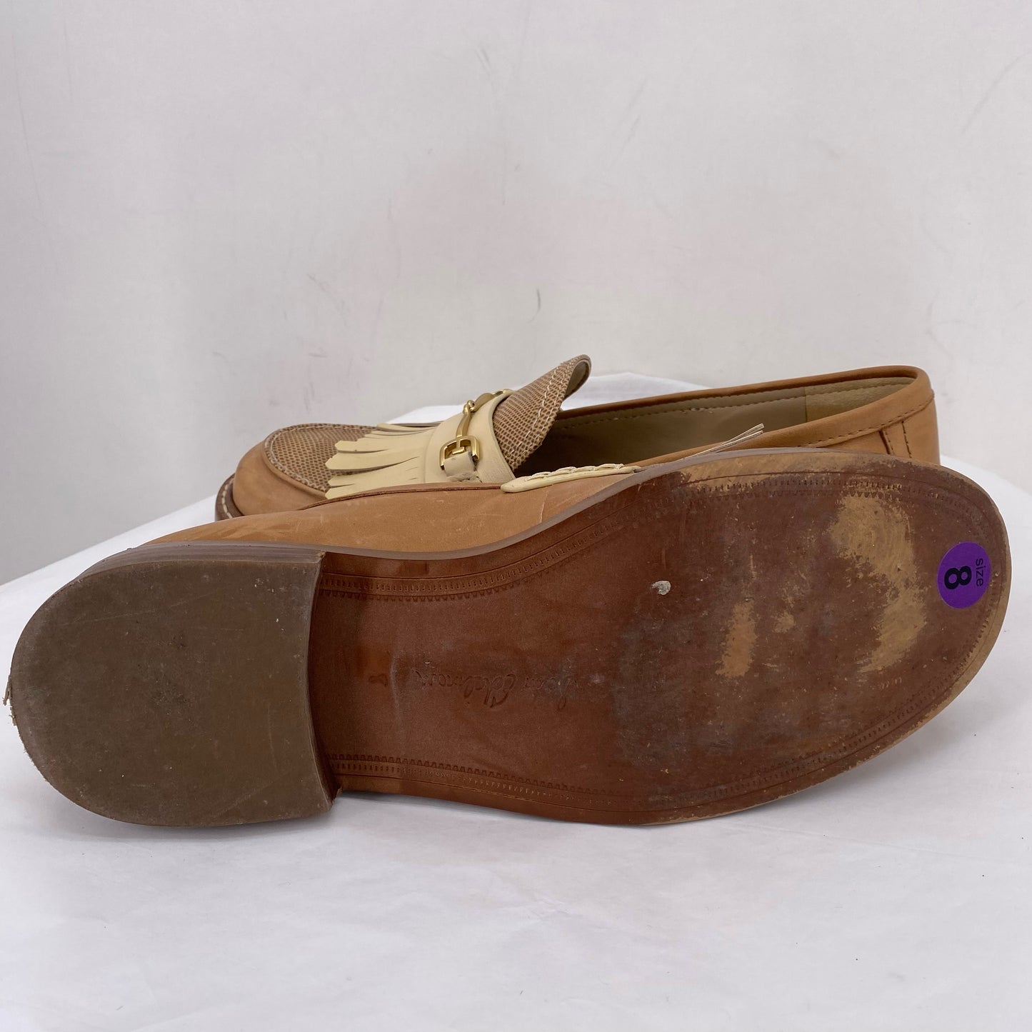 Tan W Shoe Size 8 SAM EDDELMAN Loafer