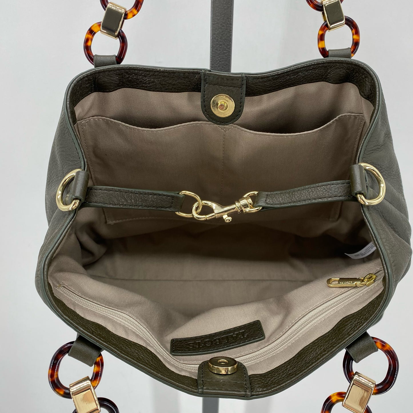OLIVE TALBOTS Leather Satchel