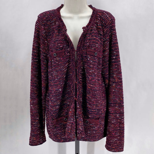 Size L J JILL Tweed Jacket