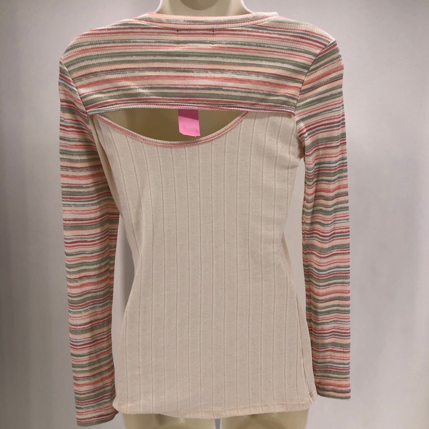 Size M SUGAR FIX Stripe Shirt