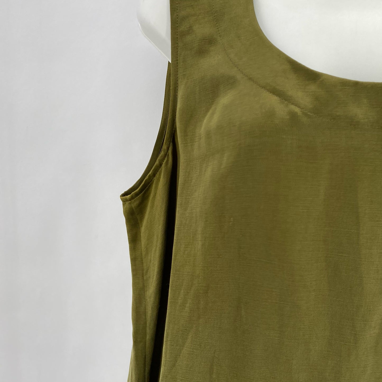 EILEEN FISHER Size L LINEN/SILK Dress
