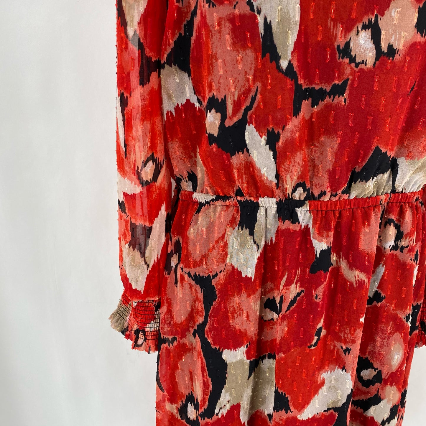 Size S WHITE HOUSE BLACK Watercolor Dress