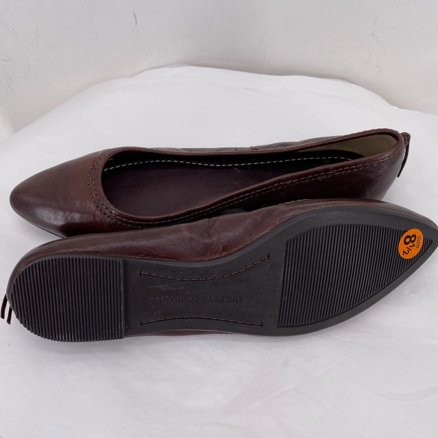 BROWN W Shoe Size 8.5 FRYE Flats