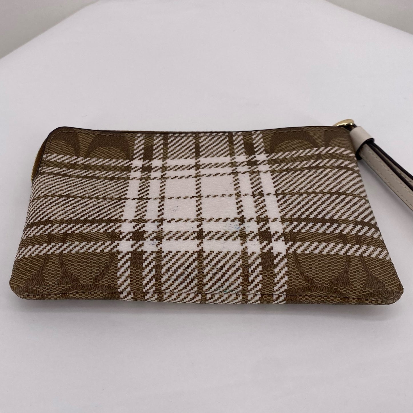 Beige COACH Wristlet