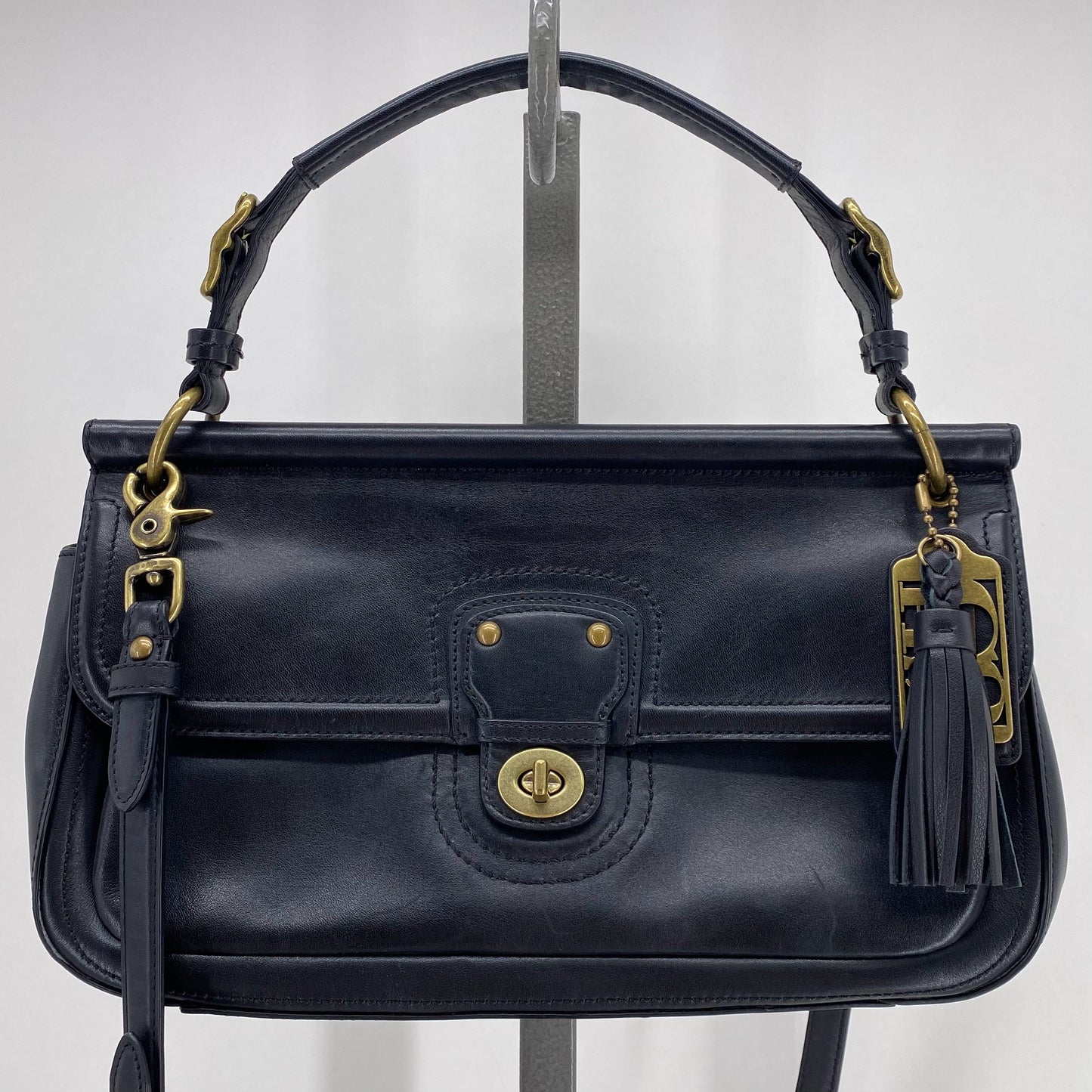 Black COACH Leather Cross-body