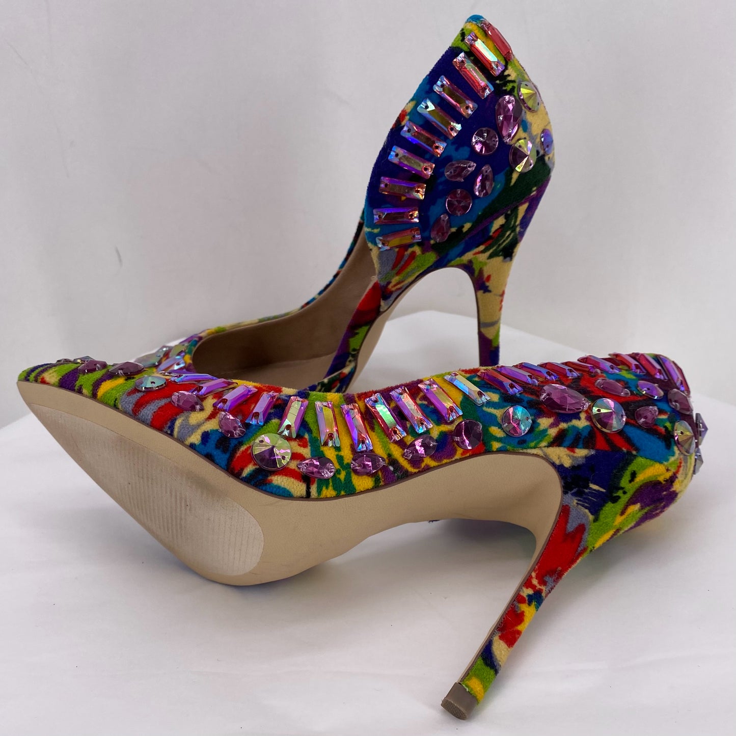 Multi-Color W Shoe Size 8 STEVE MADDEN Heels