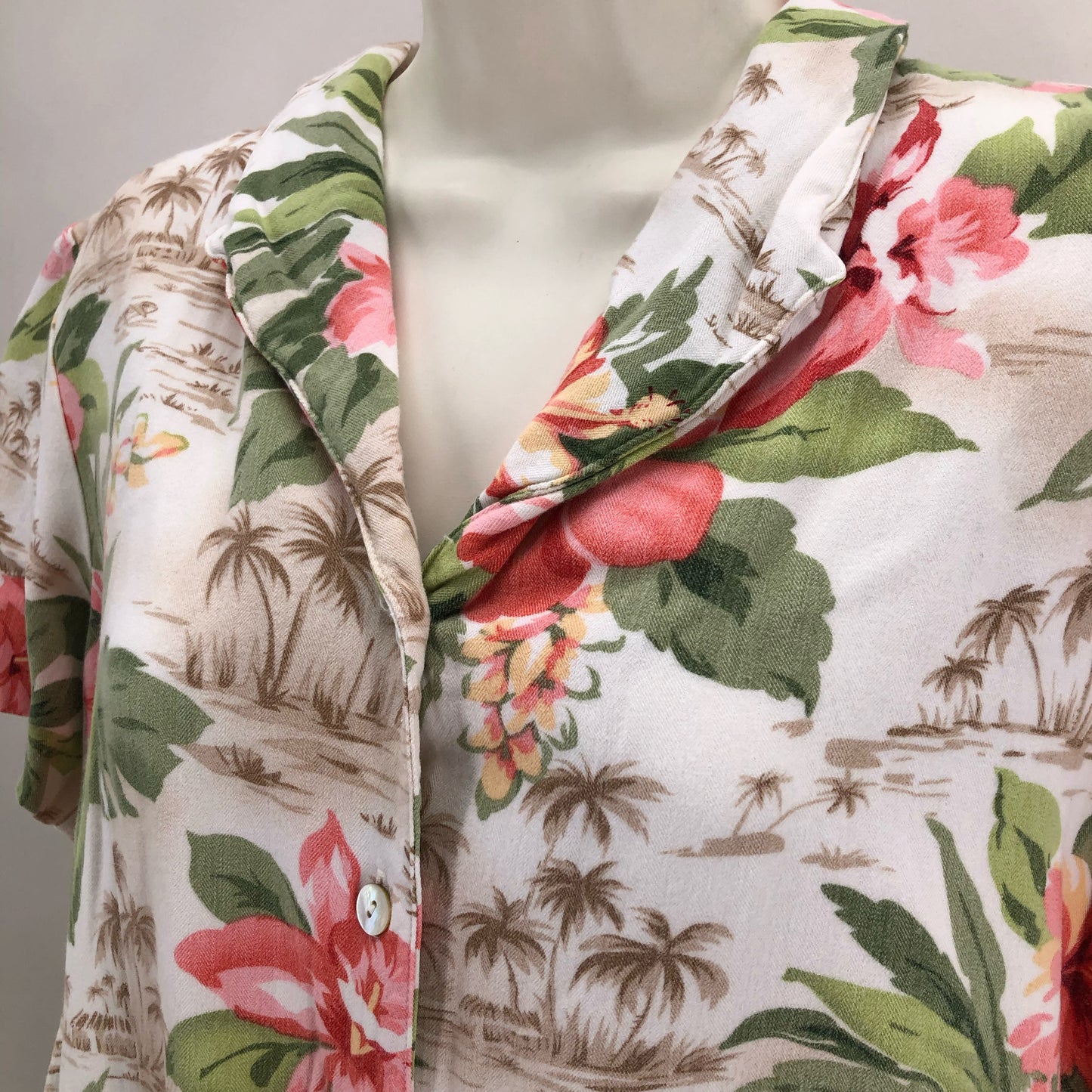 Size 14 ALFRED DUNNER Floral Shirt