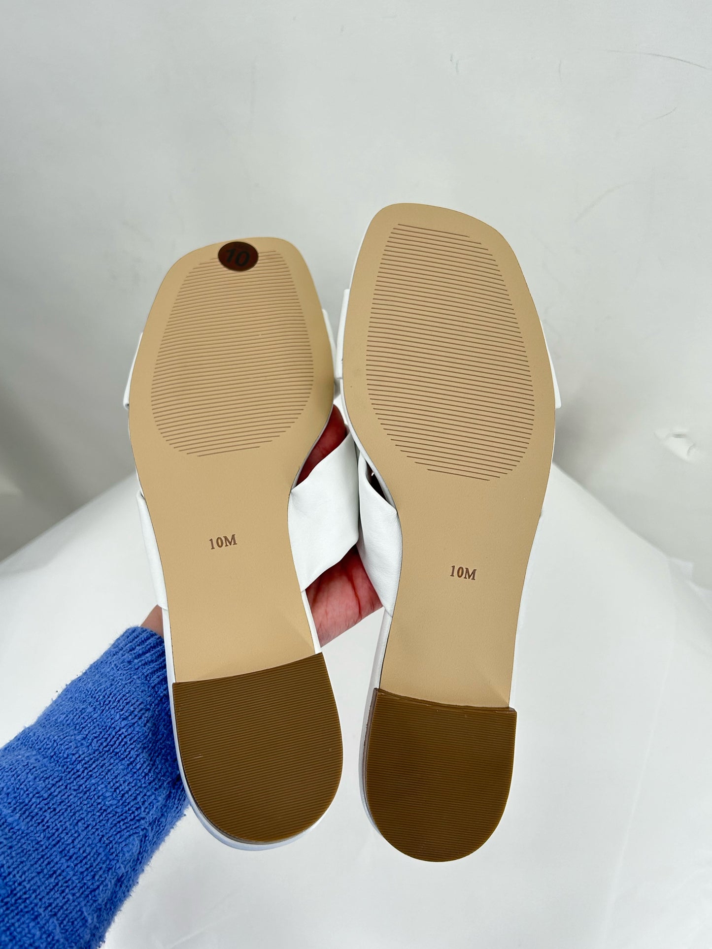 White W Shoe Size 10 TALBOTS Sandals