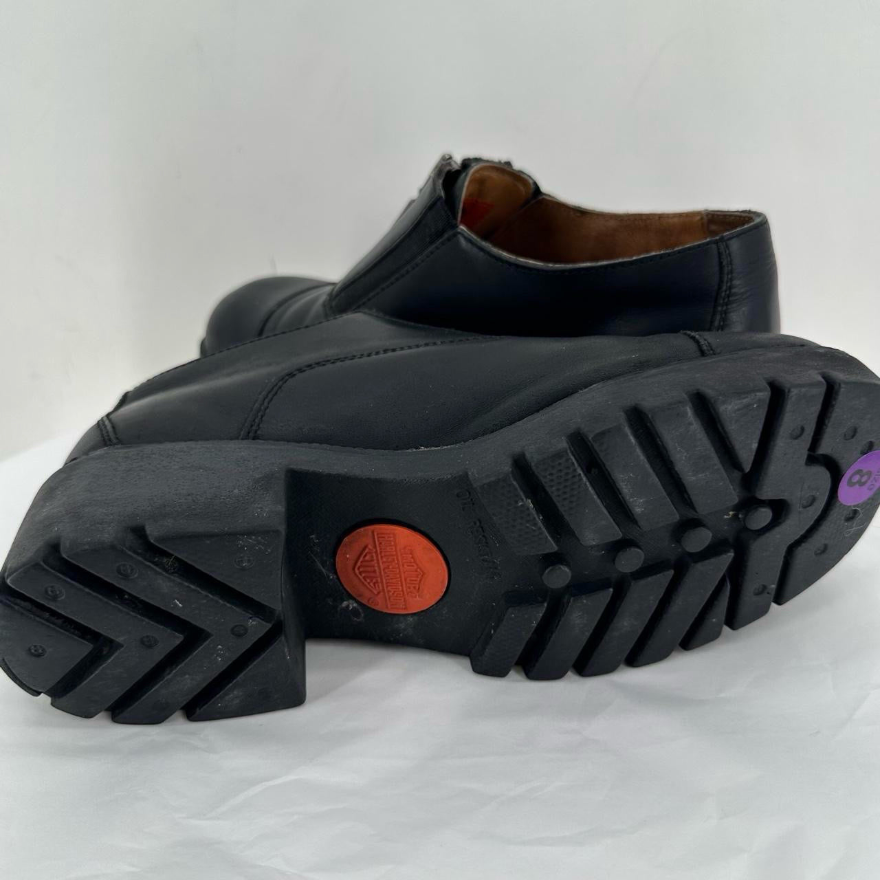 Black W Shoe Size 8 HARLEY DAVIDSON shooties/booties