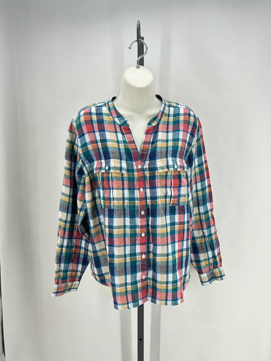 Size XL LL BEAN Plaid Shirt