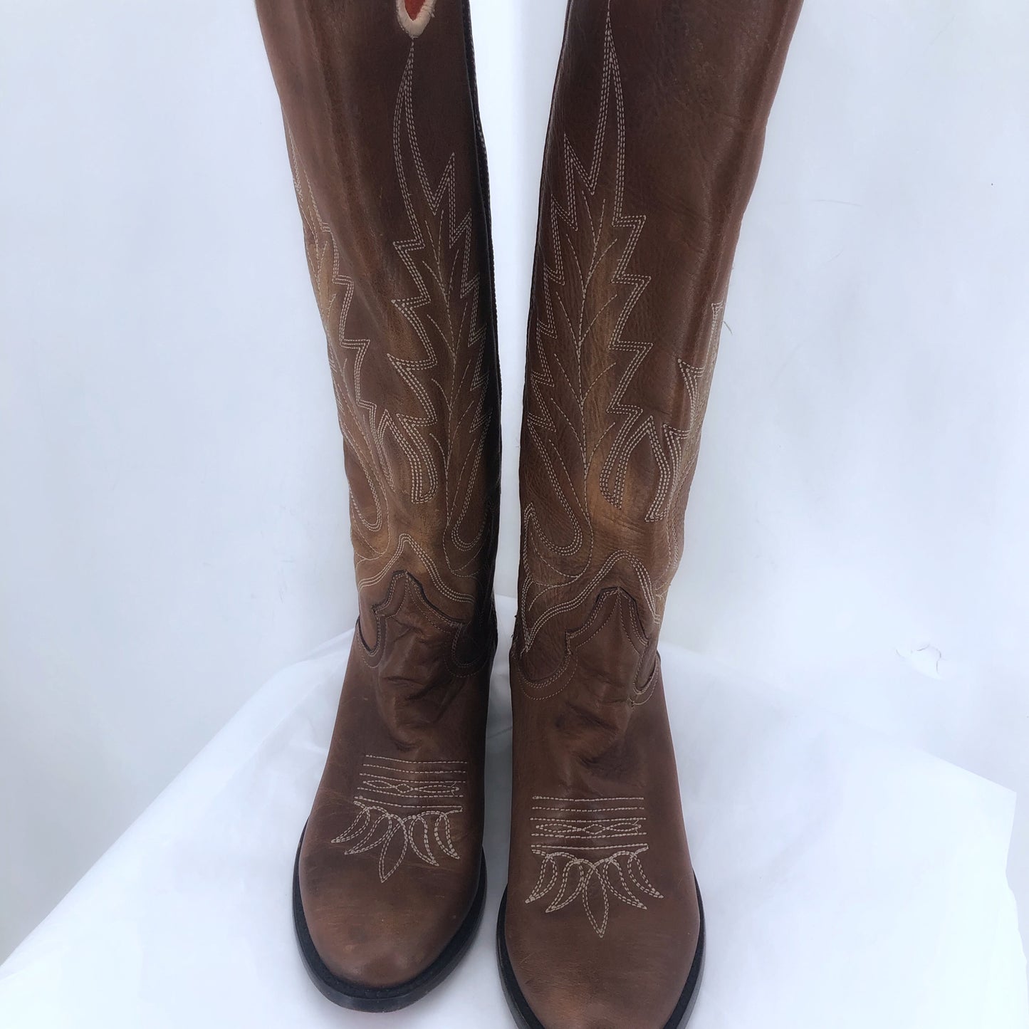 BROWN W Shoe Size 9 STETSON Boots