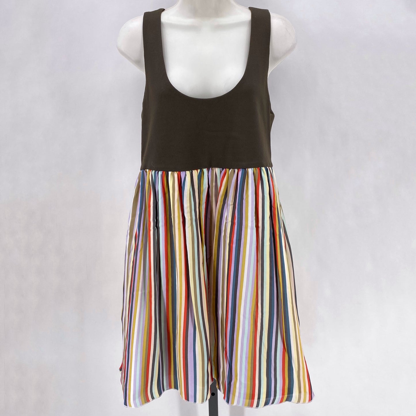 Size L ALICE & OLIVIA Stripe Dress