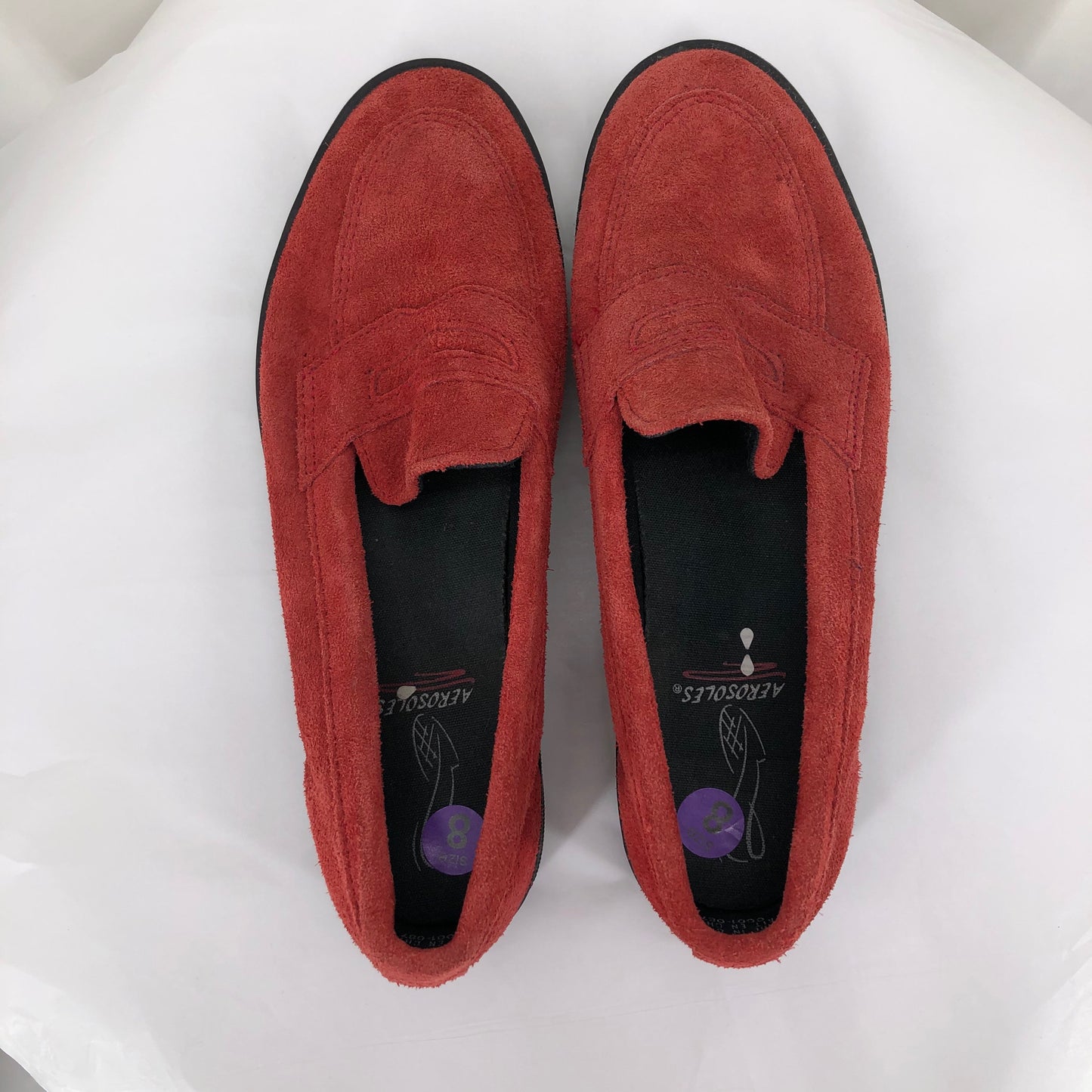 Red W Shoe Size 8 AEROSOLES Loafer