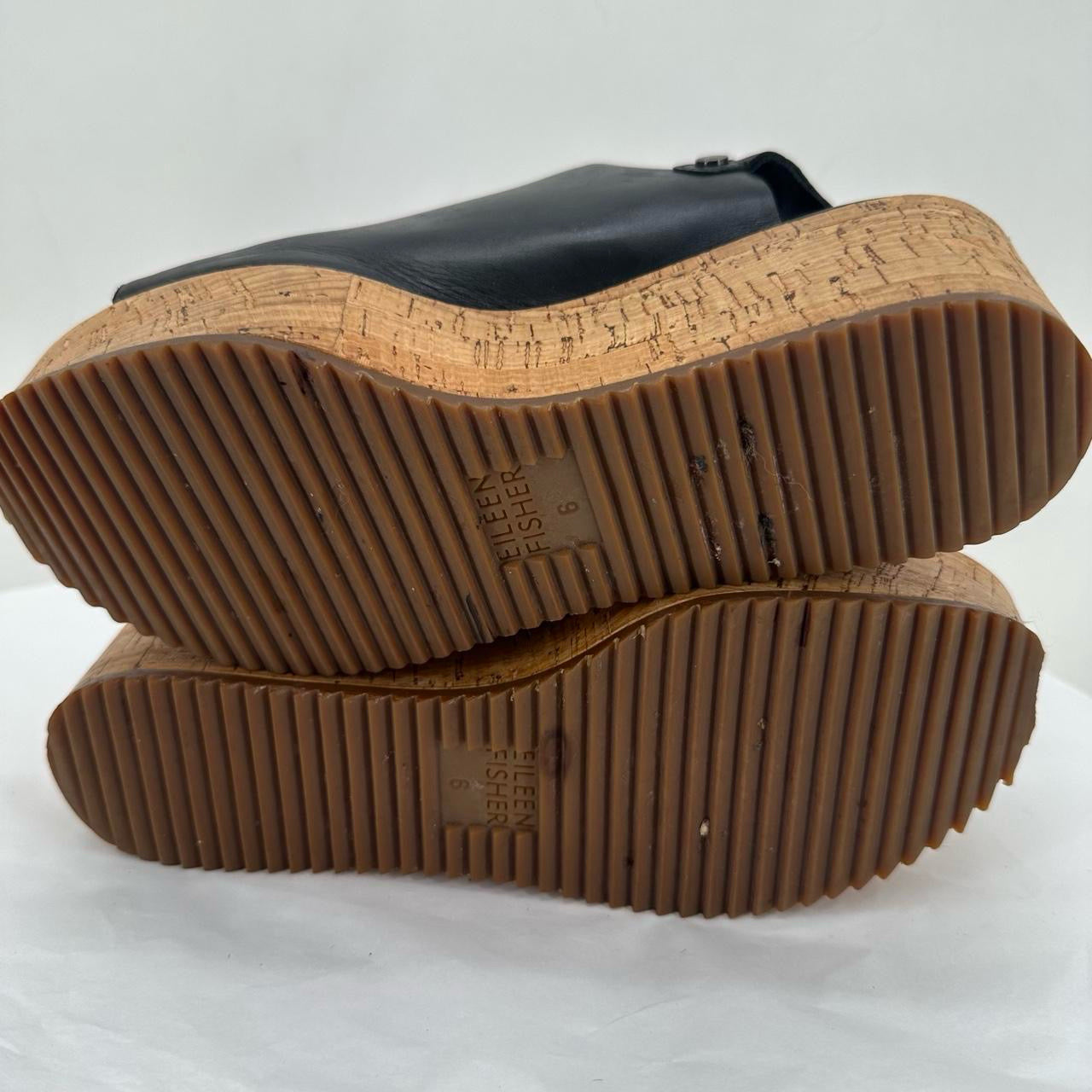 Black W Shoe Size 6 EILEEN FISHER Sandals