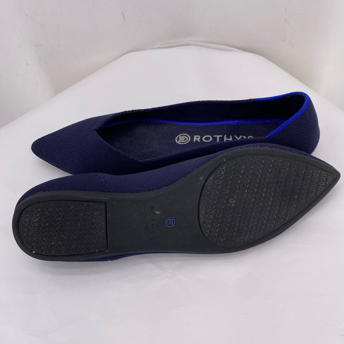 Navy W Shoe Size 9.5 ROTHY'S Flats