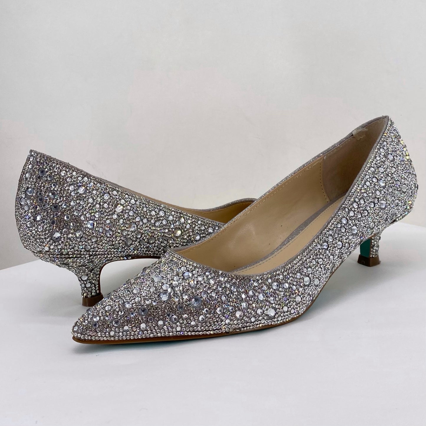 Silver W Shoe Size 6.5 Betsy Johnson Heels