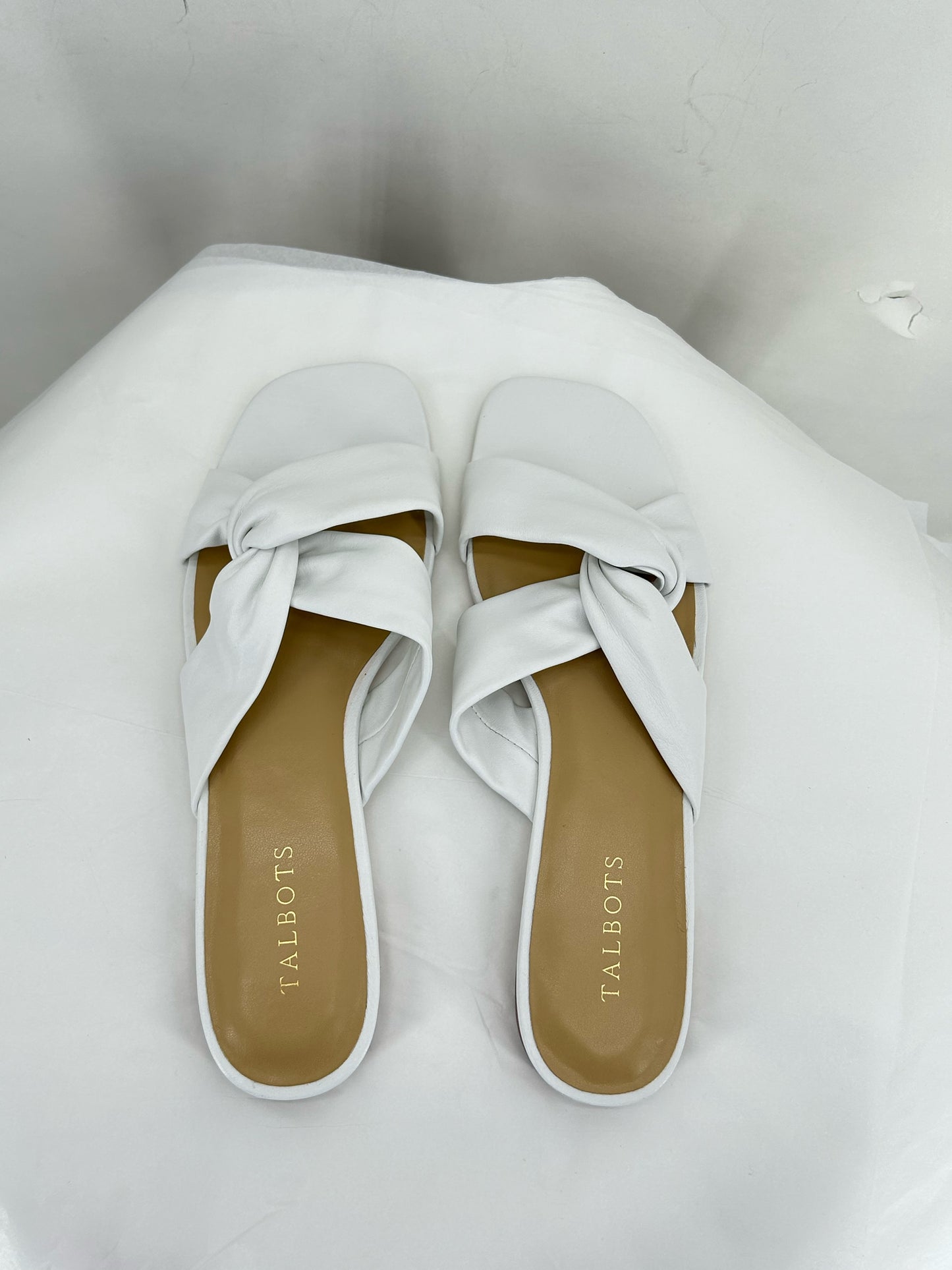 White W Shoe Size 10 TALBOTS Sandals
