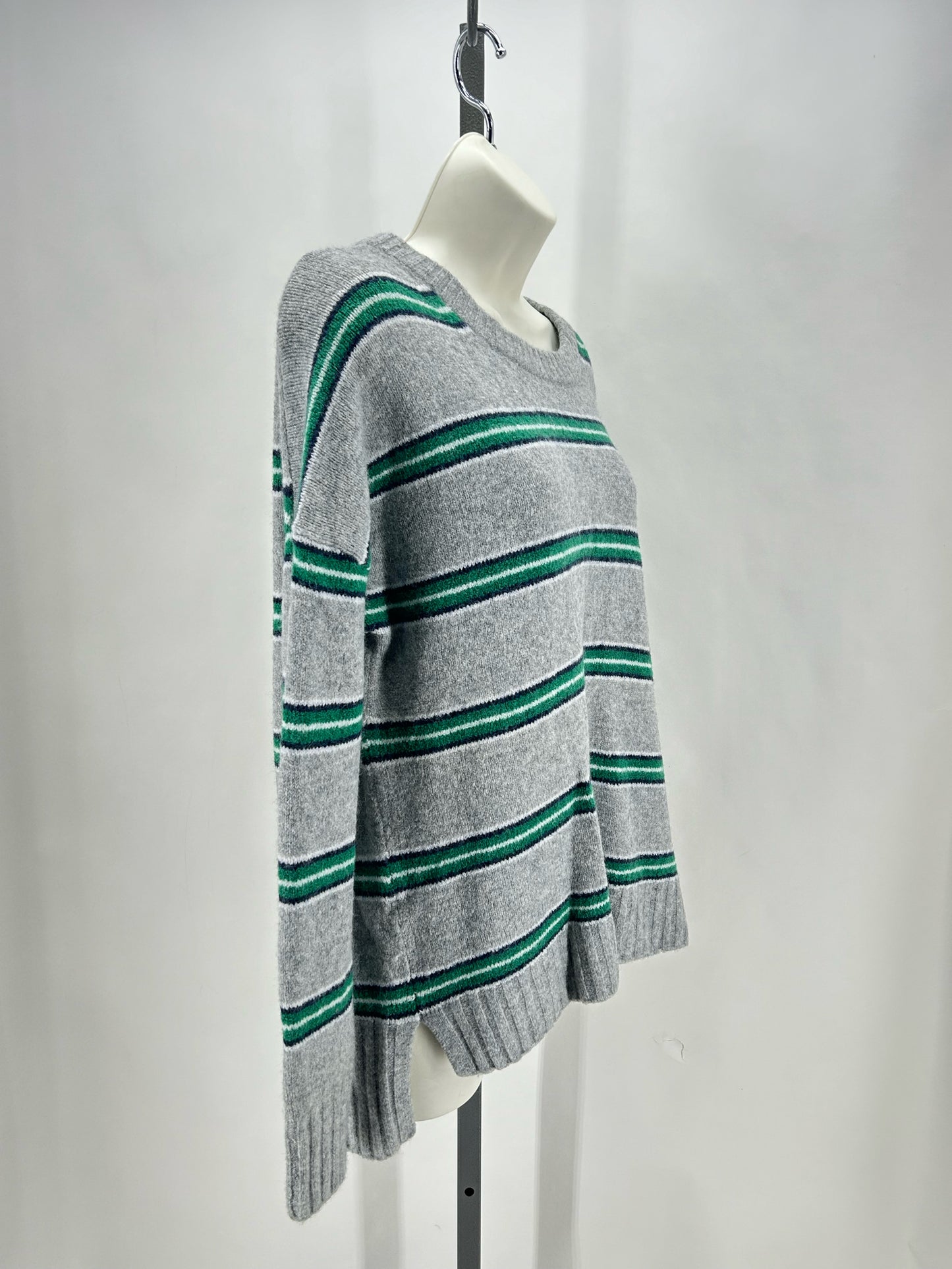 Size M J CREW Stripe Sweatshirt
