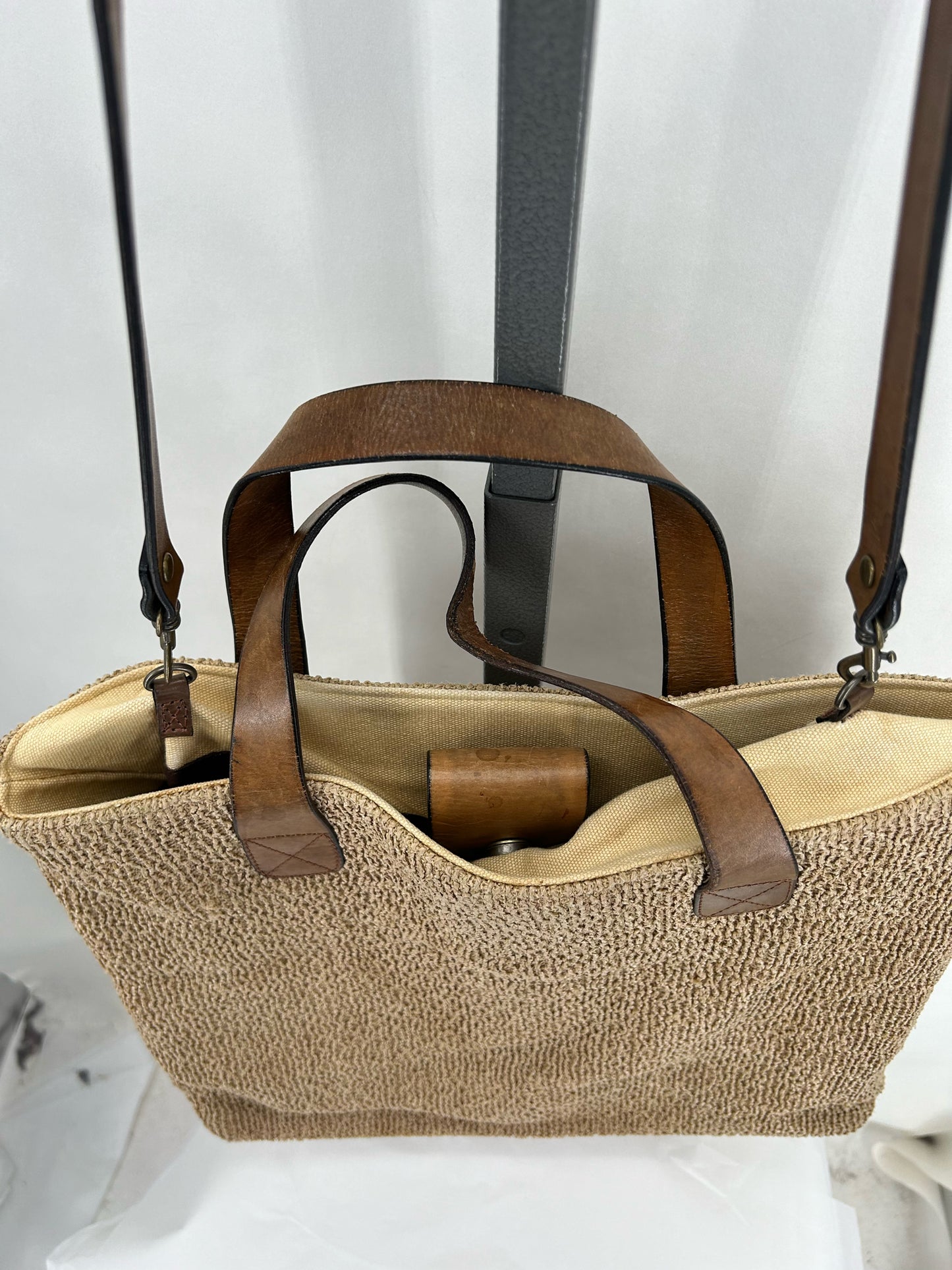 DARK TAN HOBO Satchel