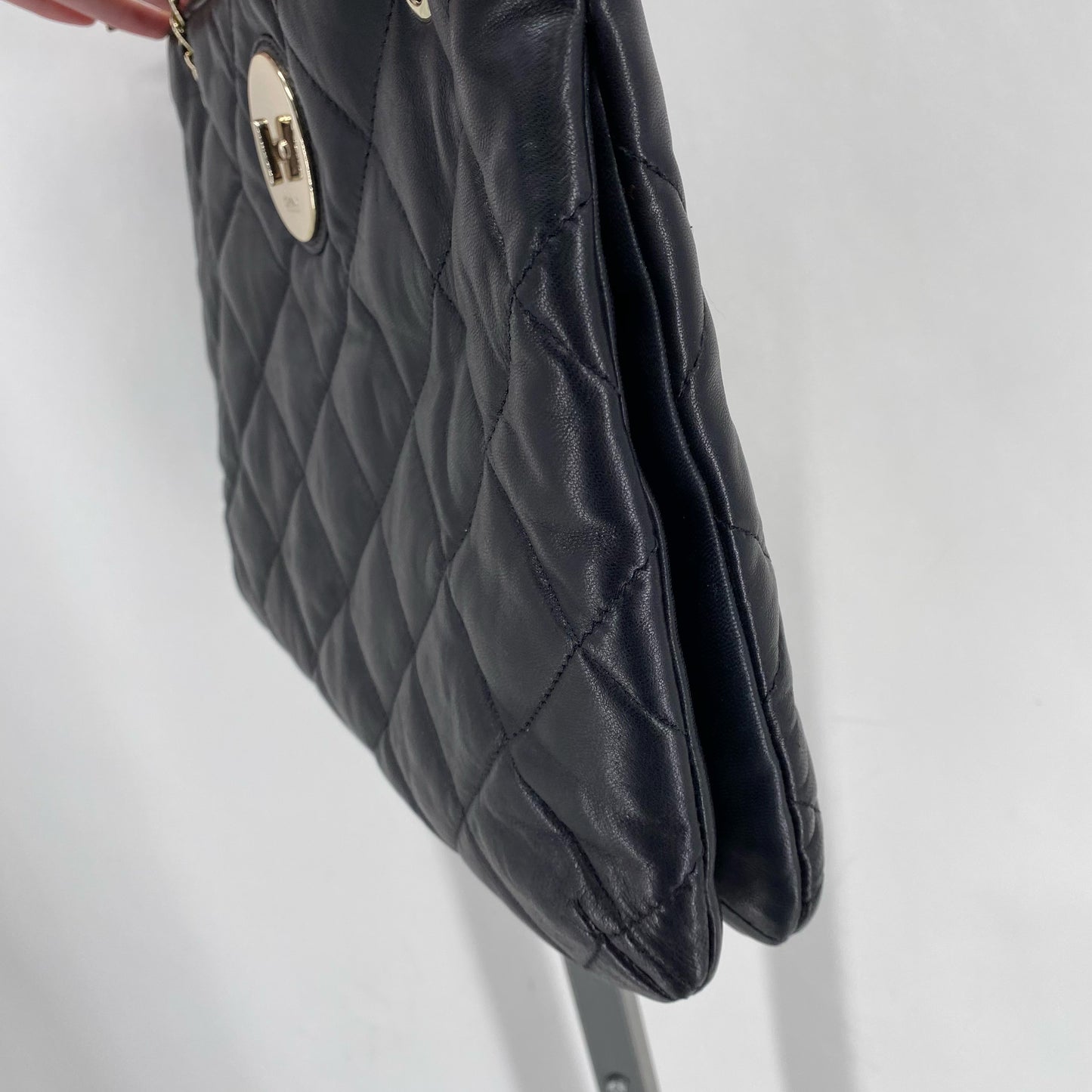 Black DKNY Leather Shoulder Bag