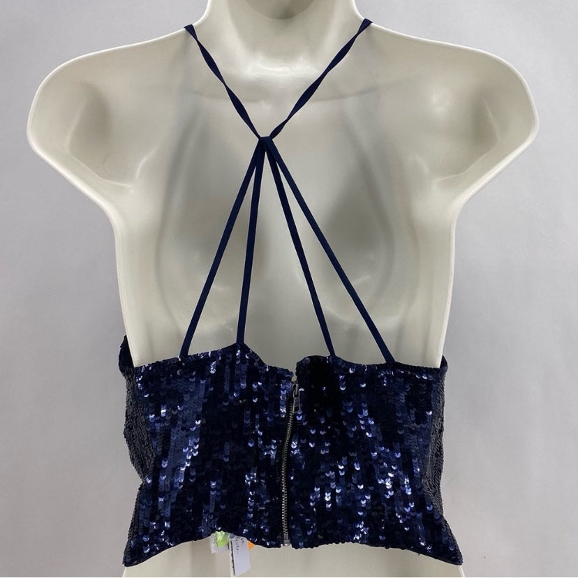 Size 6 ALICE & OLIVIA Sequin Shirt