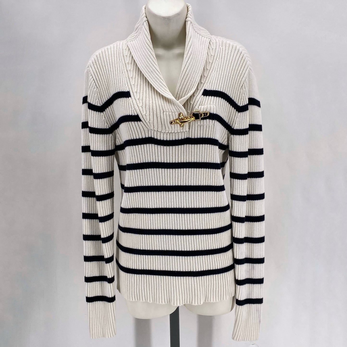 Size L RALPH LAUREN Stripe Sweater