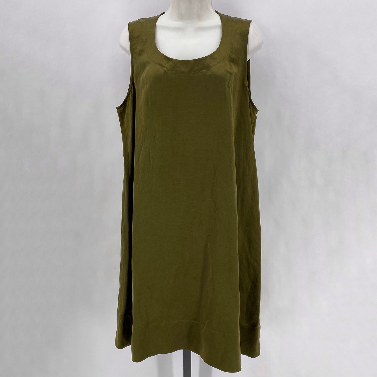 EILEEN FISHER Size L LINEN/SILK Dress