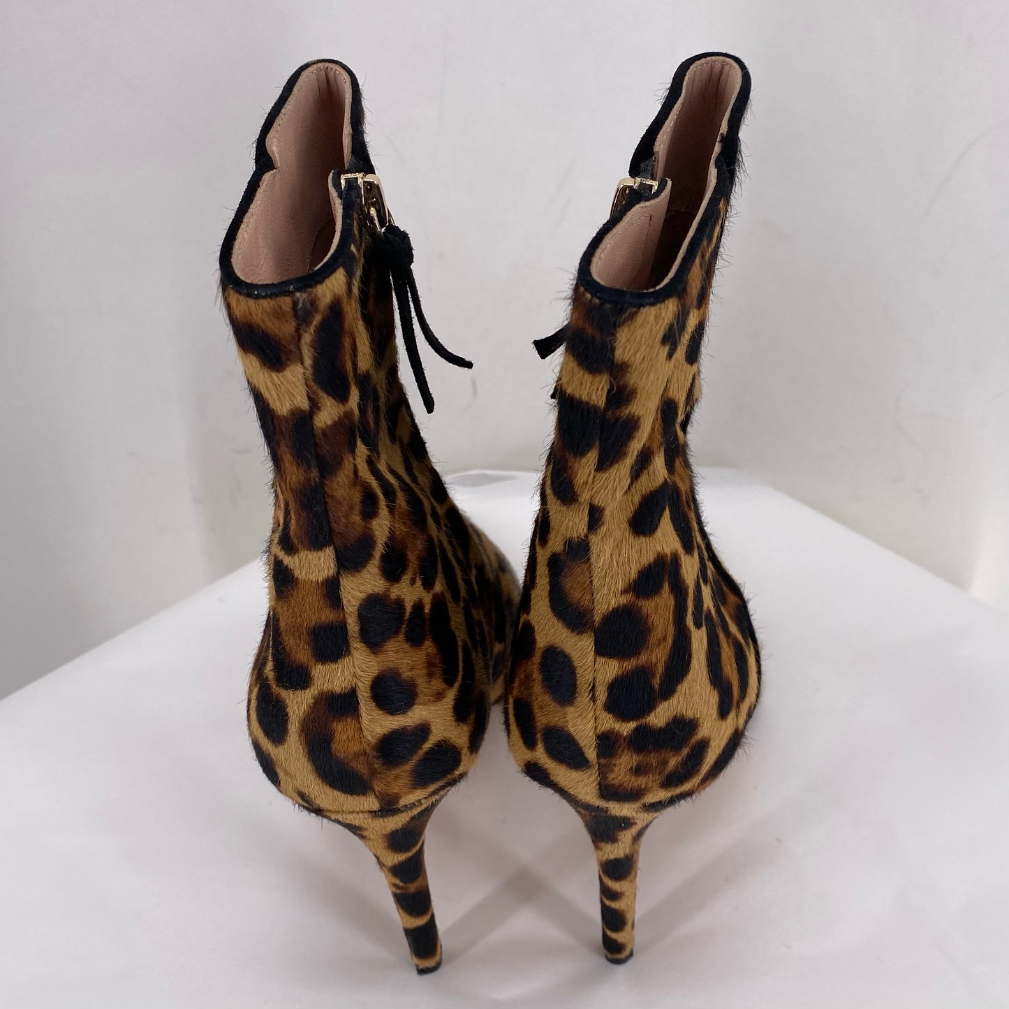 BLACK/TAN W Shoe Size 8.5 J CREW shooties/booties