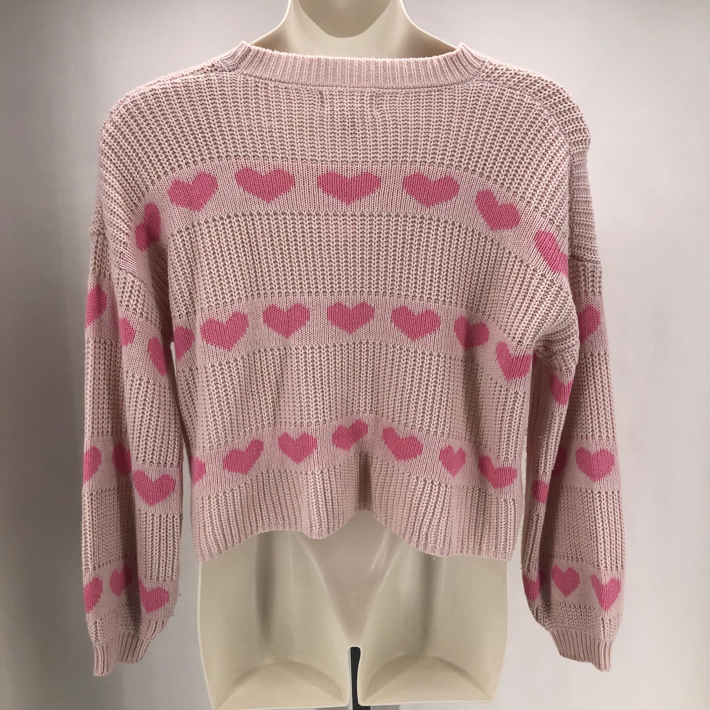 Size L JESSICA SIMPSON HEARTS Sweater