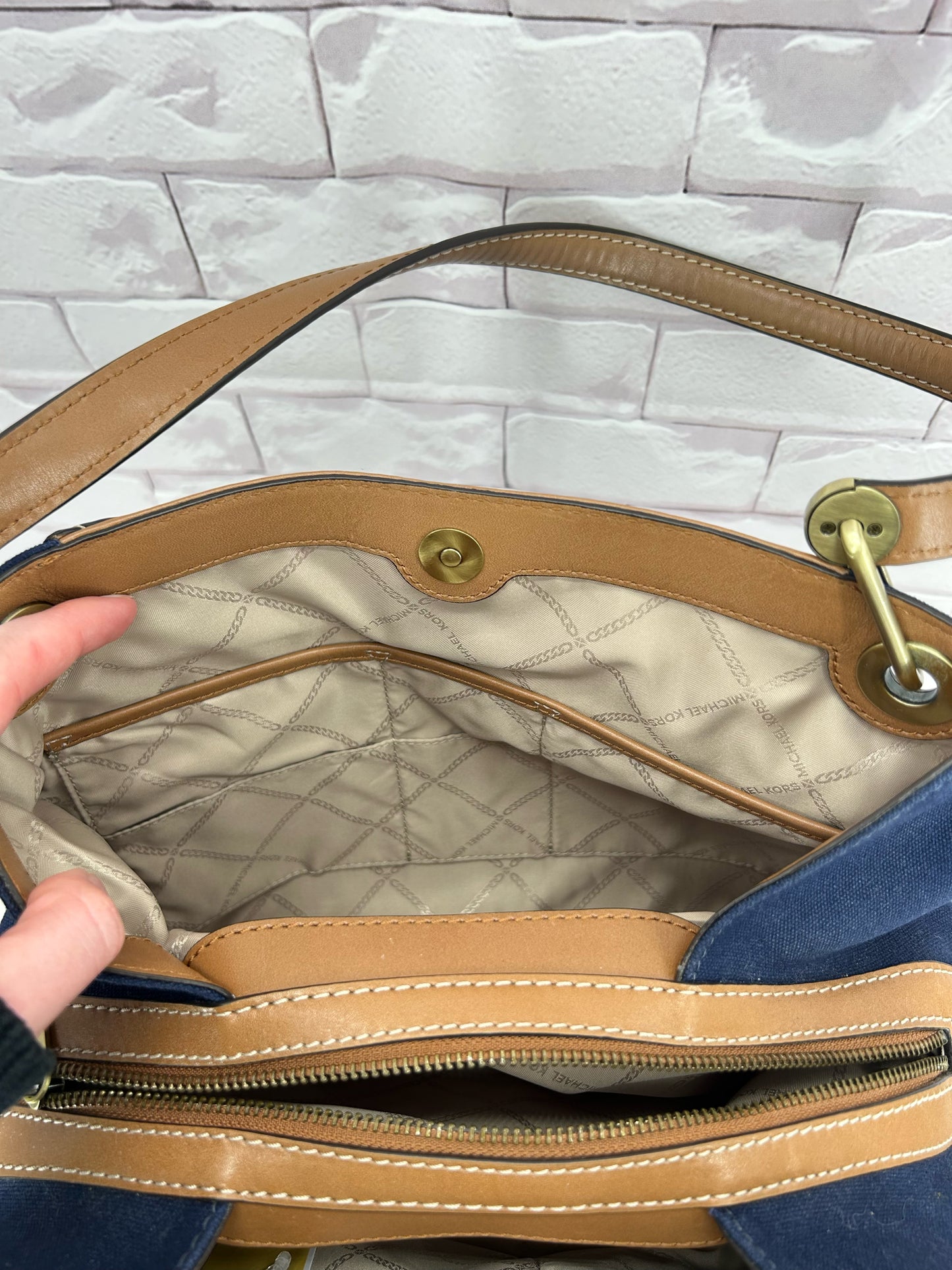 Navy MICHAEL KORS Tote