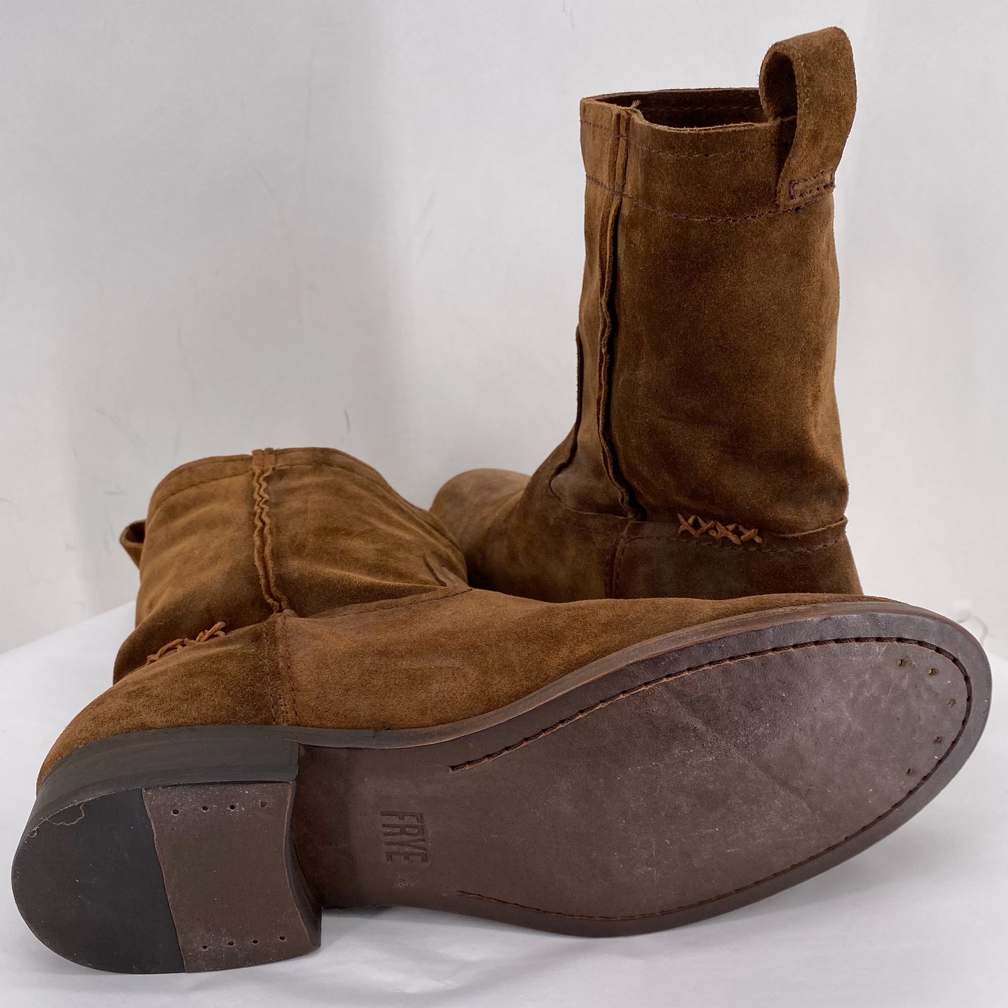 DARK BROWN W Shoe Size 8 FRYE Boots
