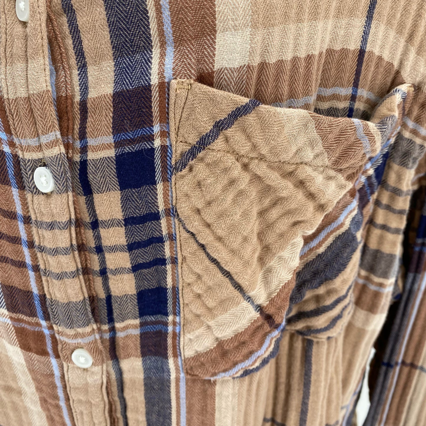 Size XL AERIE Plaid Shirt