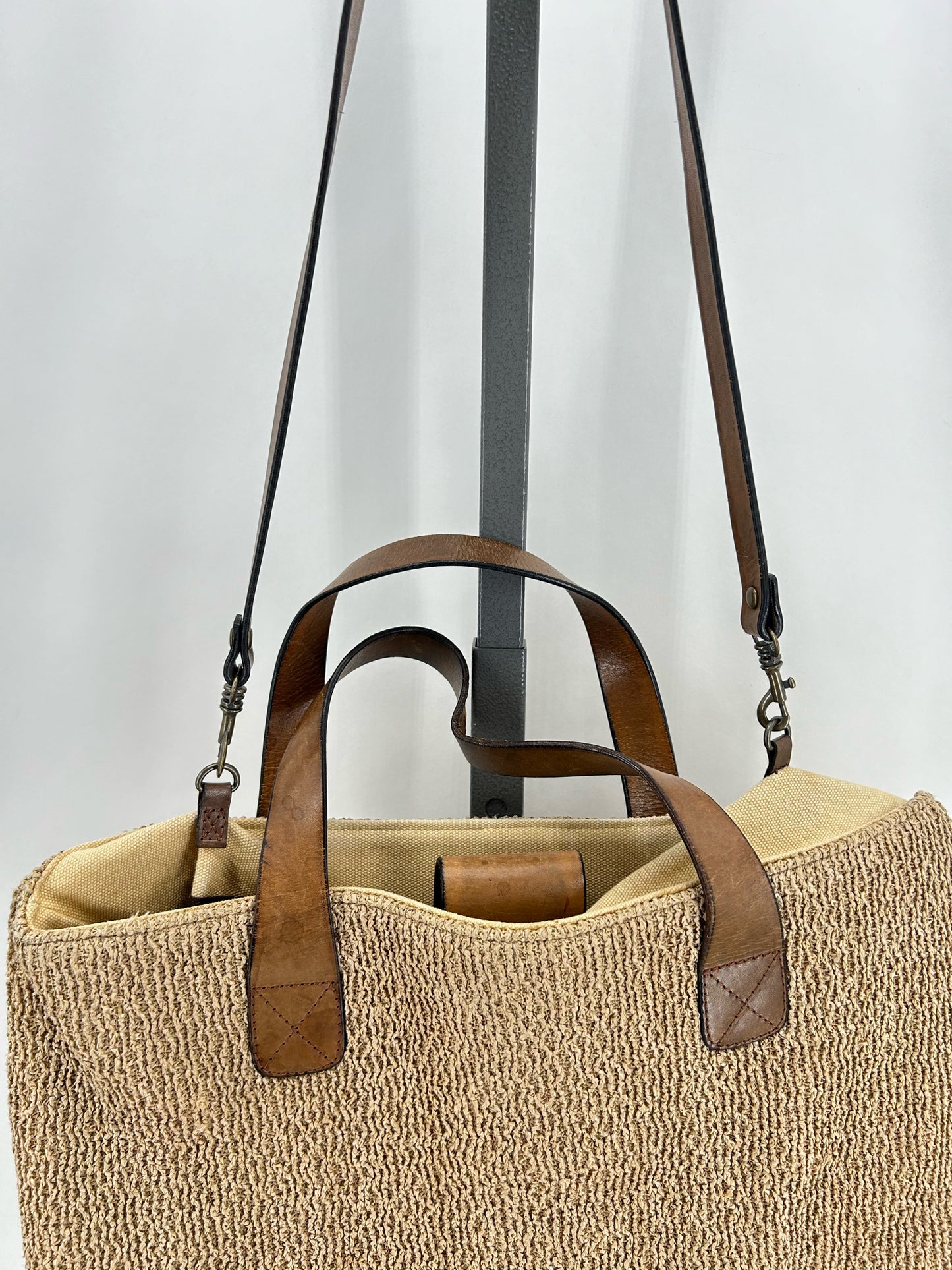 DARK TAN HOBO Satchel