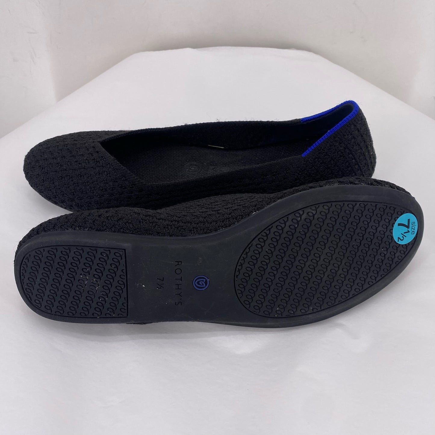 Black W Shoe Size 7.5 ROTHY'S Flats