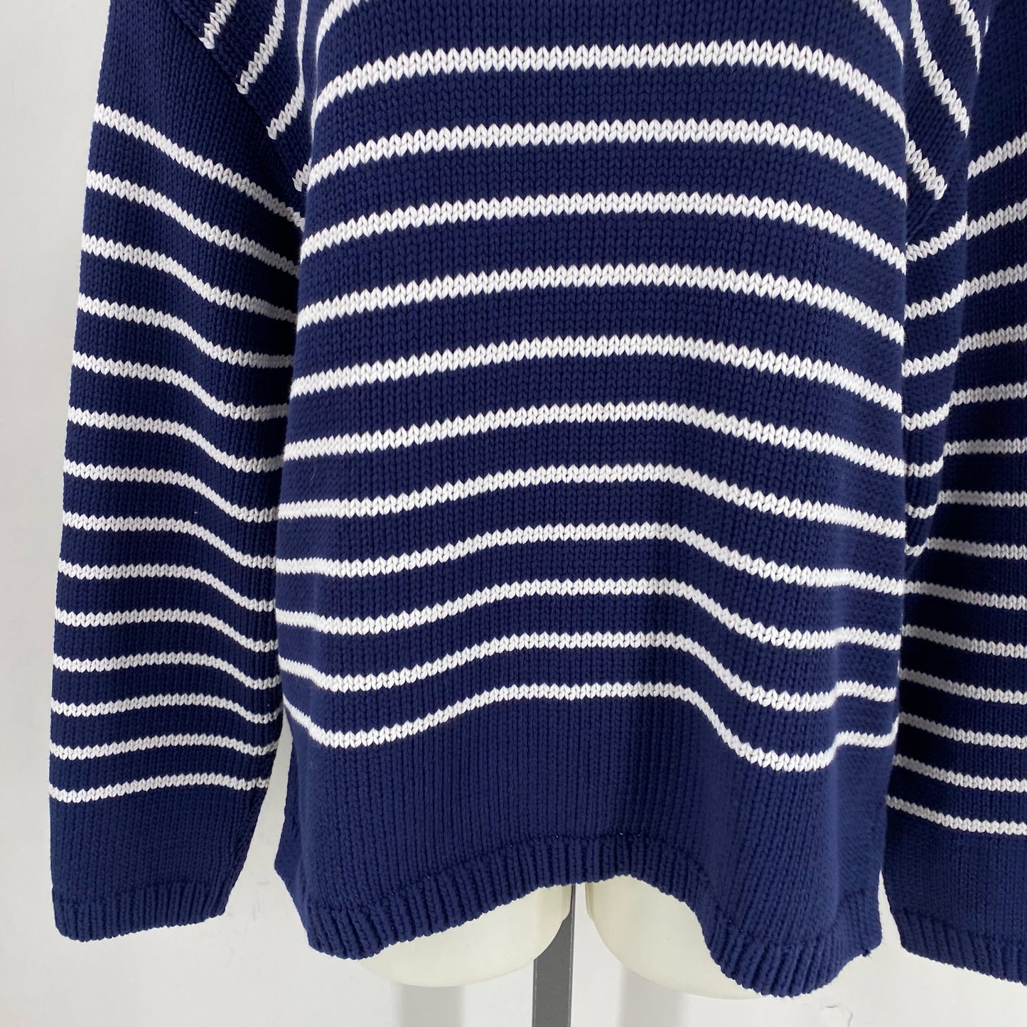 Size XL J CREW Stripe Sweater