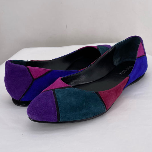 Multi-Color W Shoe Size 6.5 NINE WEST Flats