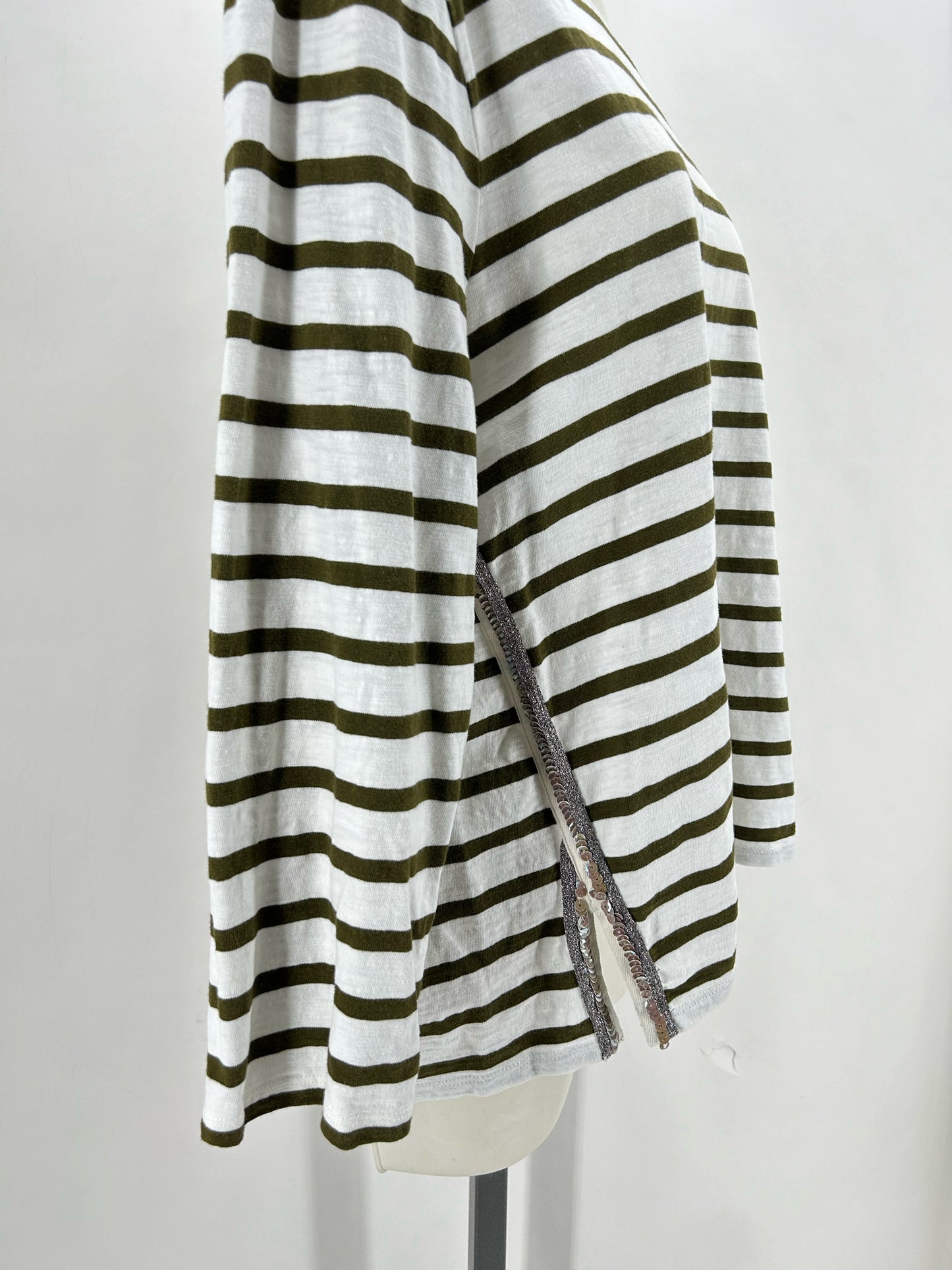 Size XL J CREW Stripe Shirt