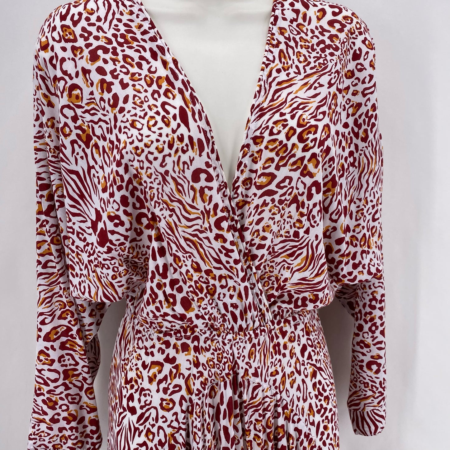 Size S POUPETTE Animal Print Dress