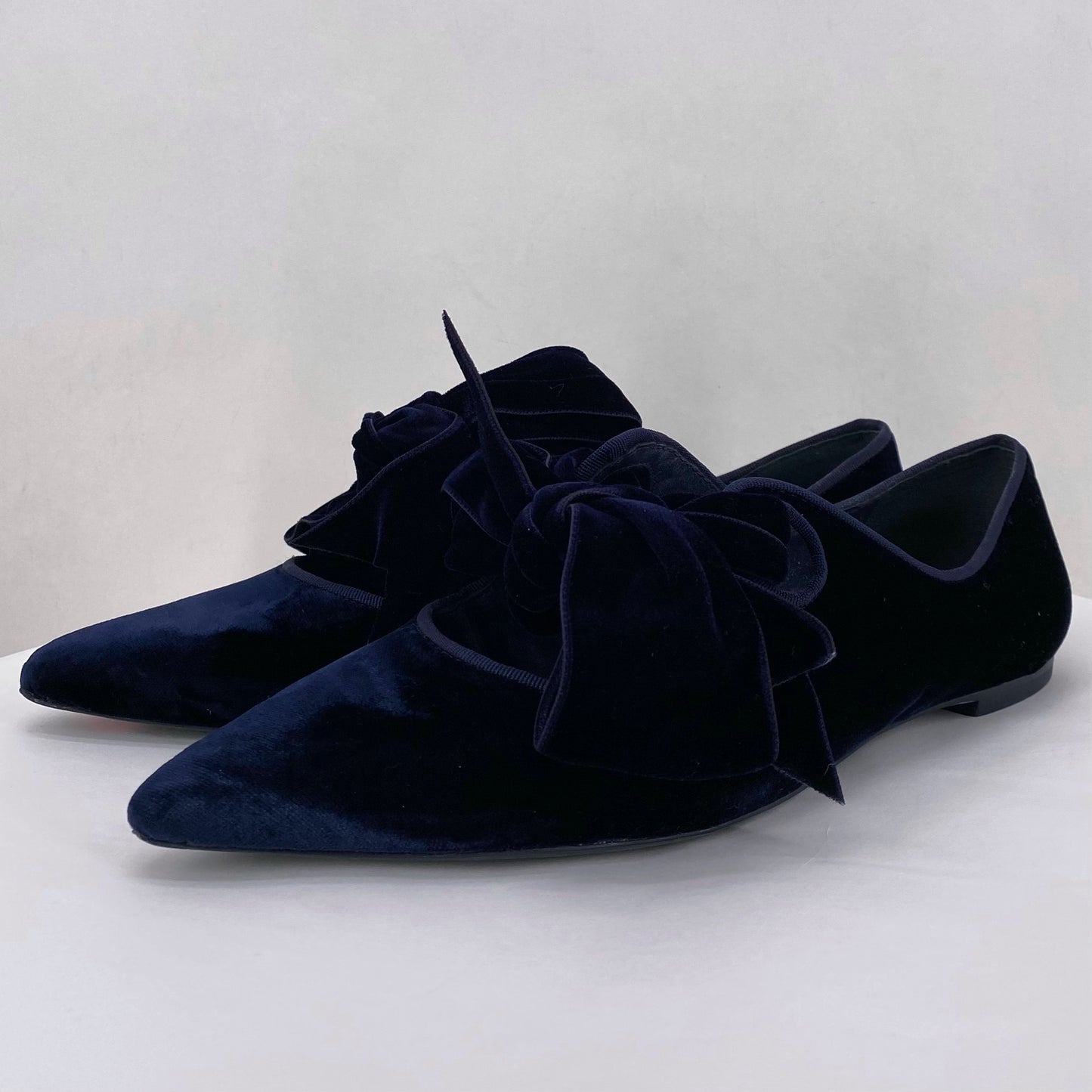 Navy W Shoe Size 9 TORY BURCH Flats