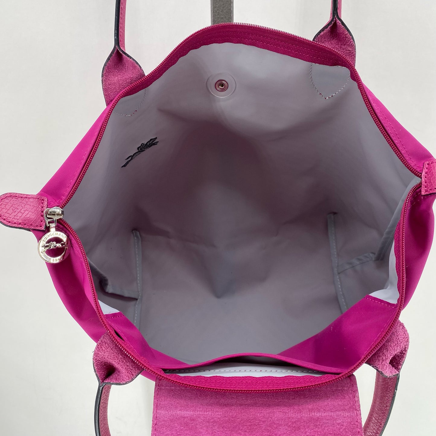 FUCHSIA LONGCHAMP Nylon Shoulder Bag