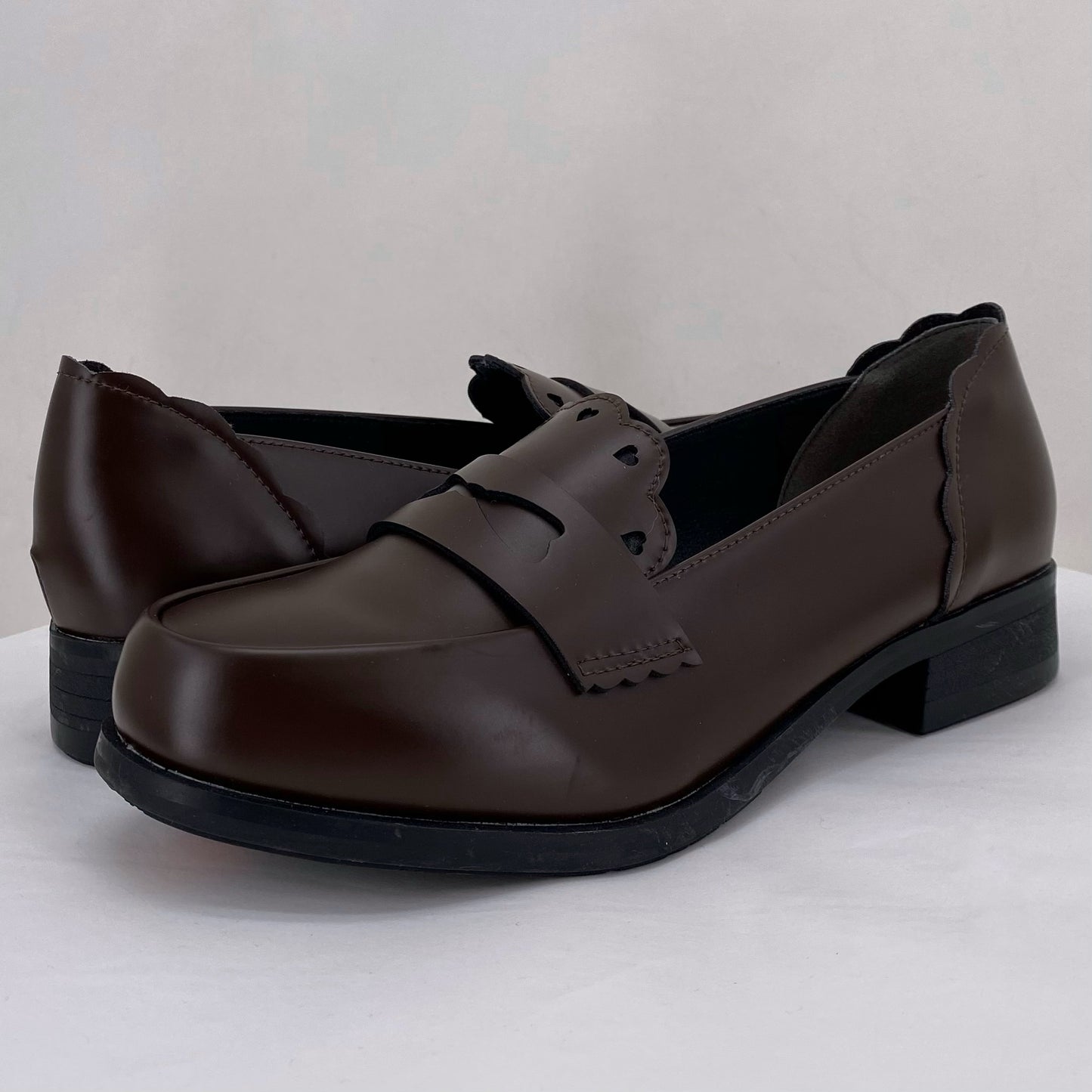DARK BROWN W Shoe Size 37 Loafer