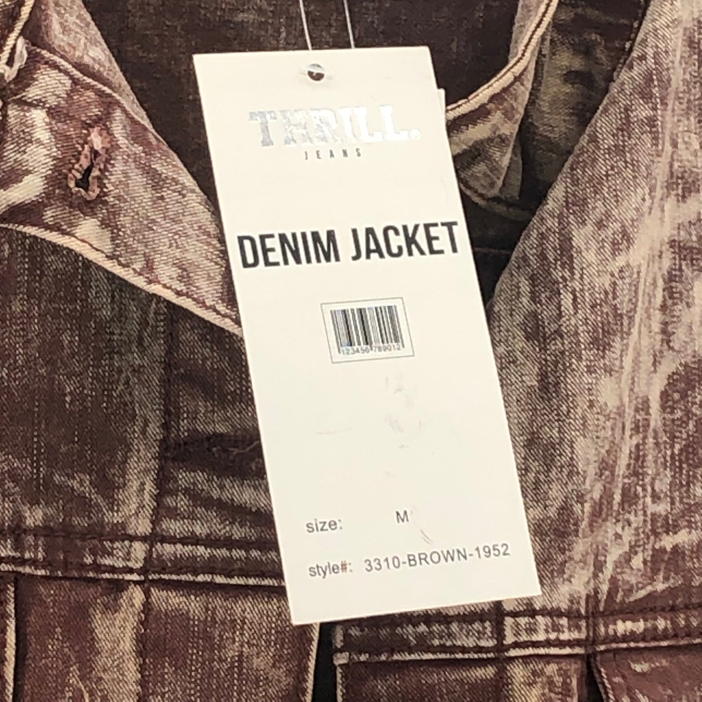 Size M THRILL JEANS Denim Jacket