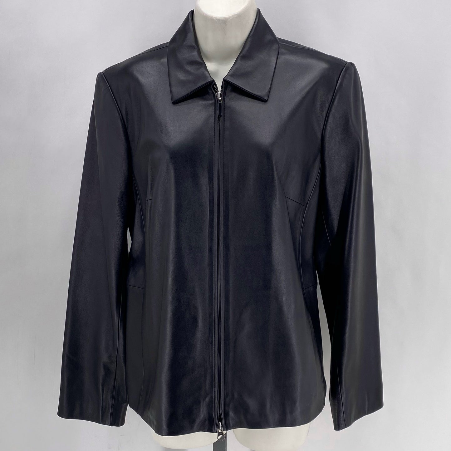 Size 10 TALBOTS Leather Jacket