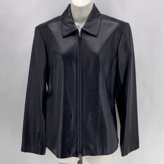 Size 10 TALBOTS Leather Jacket