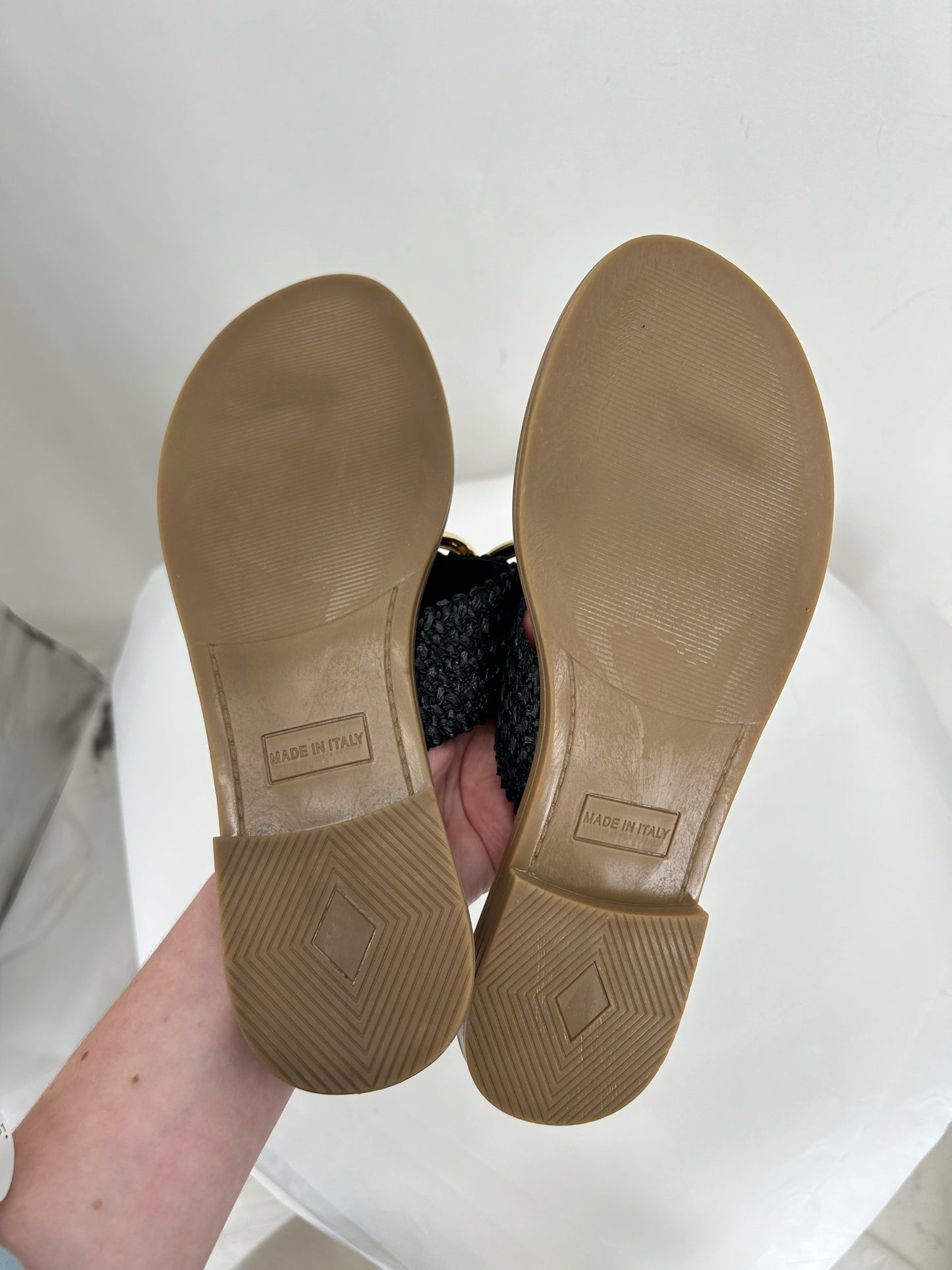 Black W Shoe Size 7 KELLY & KATIE Sandals